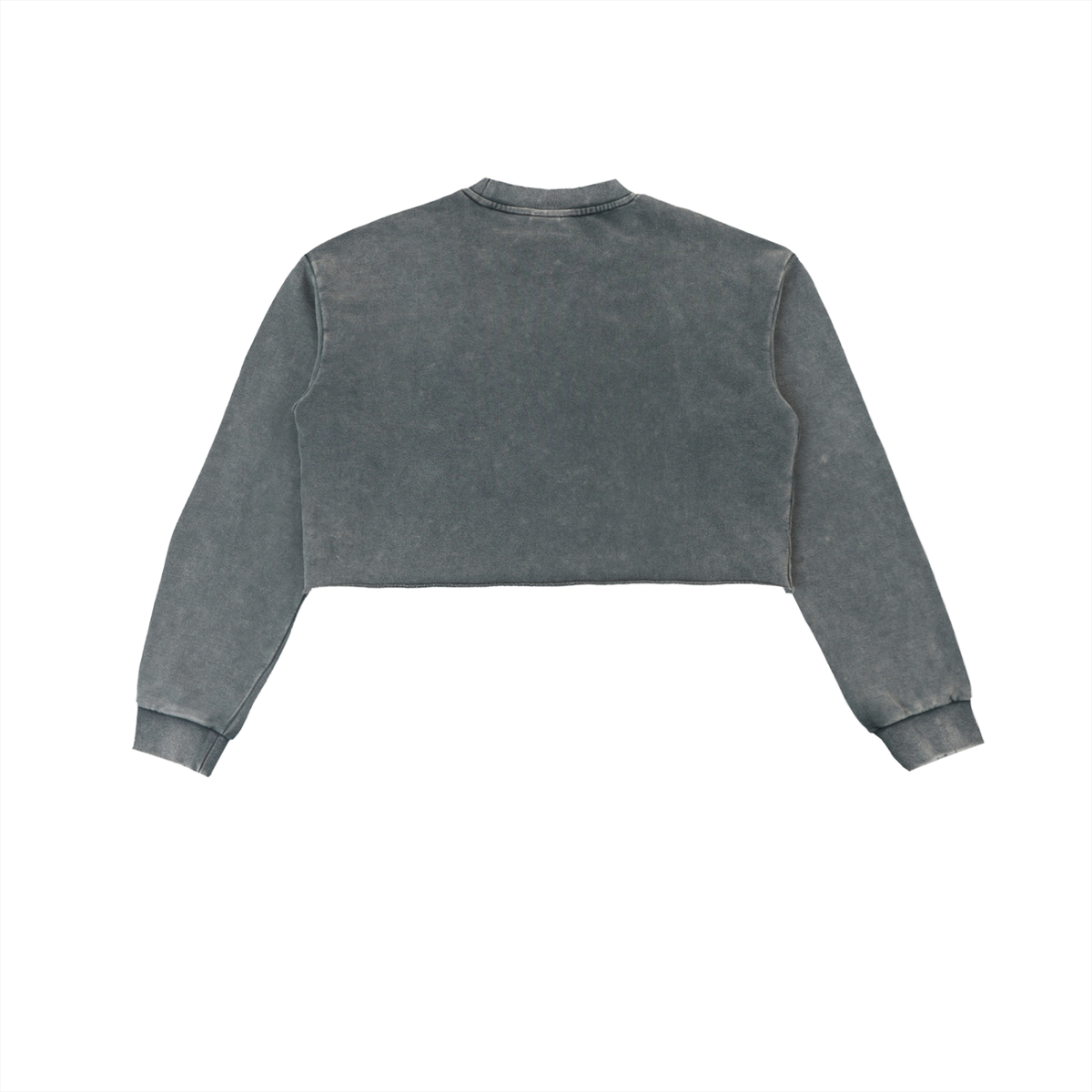 Smoke Show Cropped Sweatshirt – Red Lips Raw Edge Crop Top
