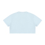 Smoke Show Smoking Hot Lips Women's Mineral Wash Cotton Crop Top T-Shirt