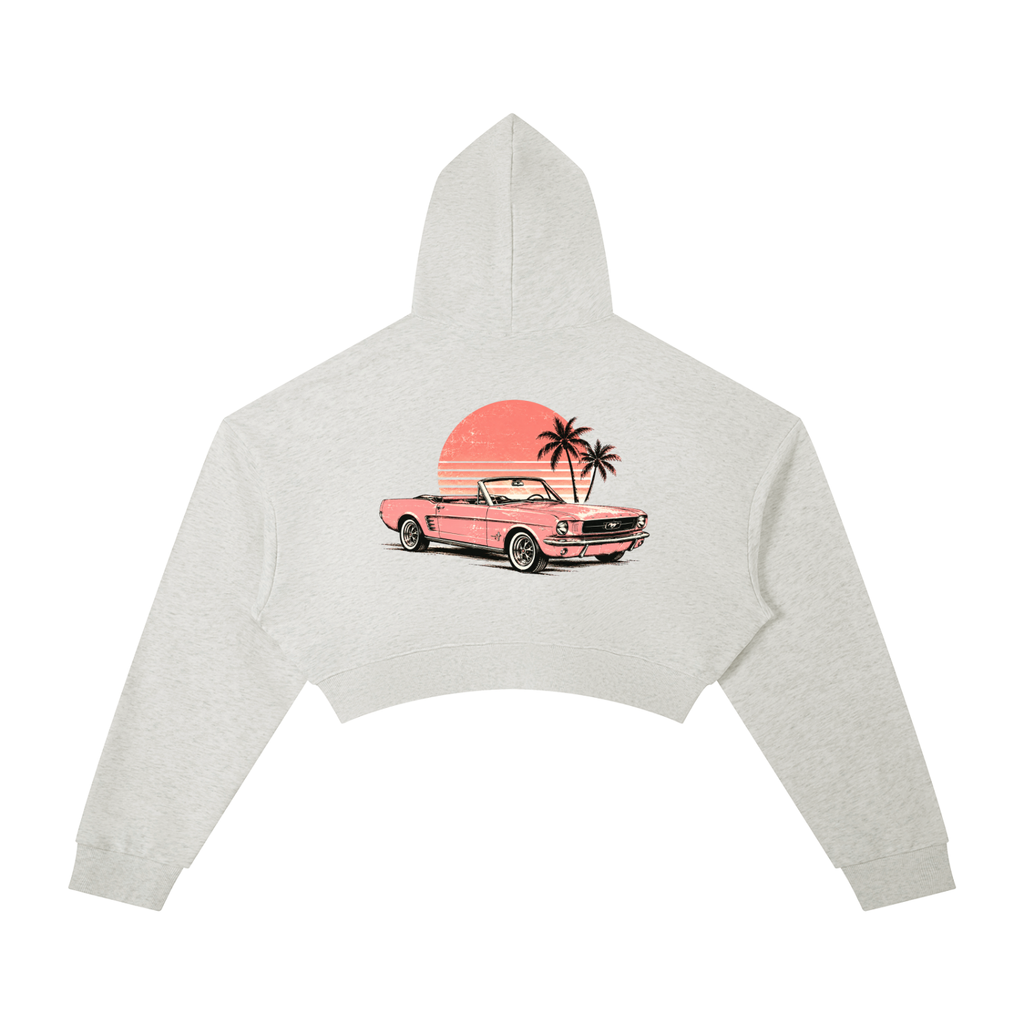 Beach Bound Cropped Hoodie
