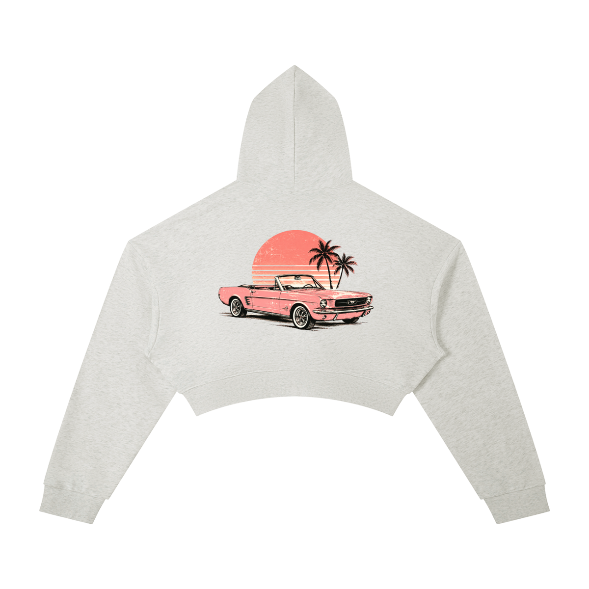Beach Bound Cropped Hoodie