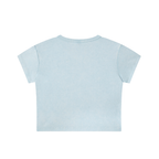 Smiley Face Washed Crop Top