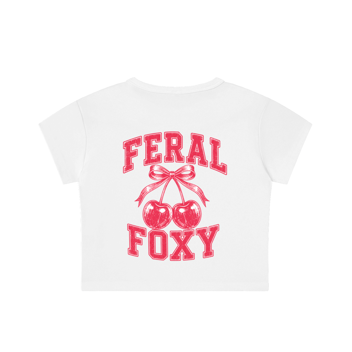 Cherry Bomb Feral and Foxy Crop Top