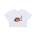 Smoking Hot Lips Baby Tee Seamless T-Shirt 100% Cotton