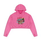 Wild At Heart Women’s Mineral Washed Crop Hoodie Sweatshirt