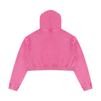 Wild At Heart Women’s Mineral Washed Crop Hoodie Sweatshirt