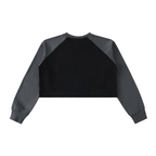 Lightning Bolt Babe Retro Crop Sweatshirt
